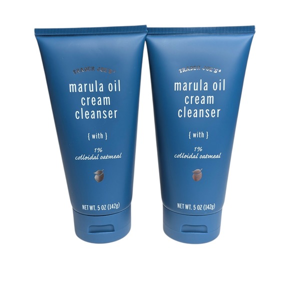 Trader Joe'S Other - Trader Joes Marula Oil Cream Cleanser with 1% Colloidal Oatmeal 5oz Set‎ of 2